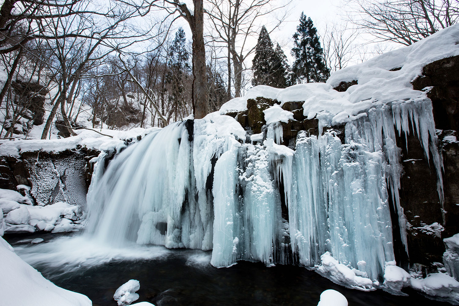 Icefall- Icicle of Frozen Waterfall