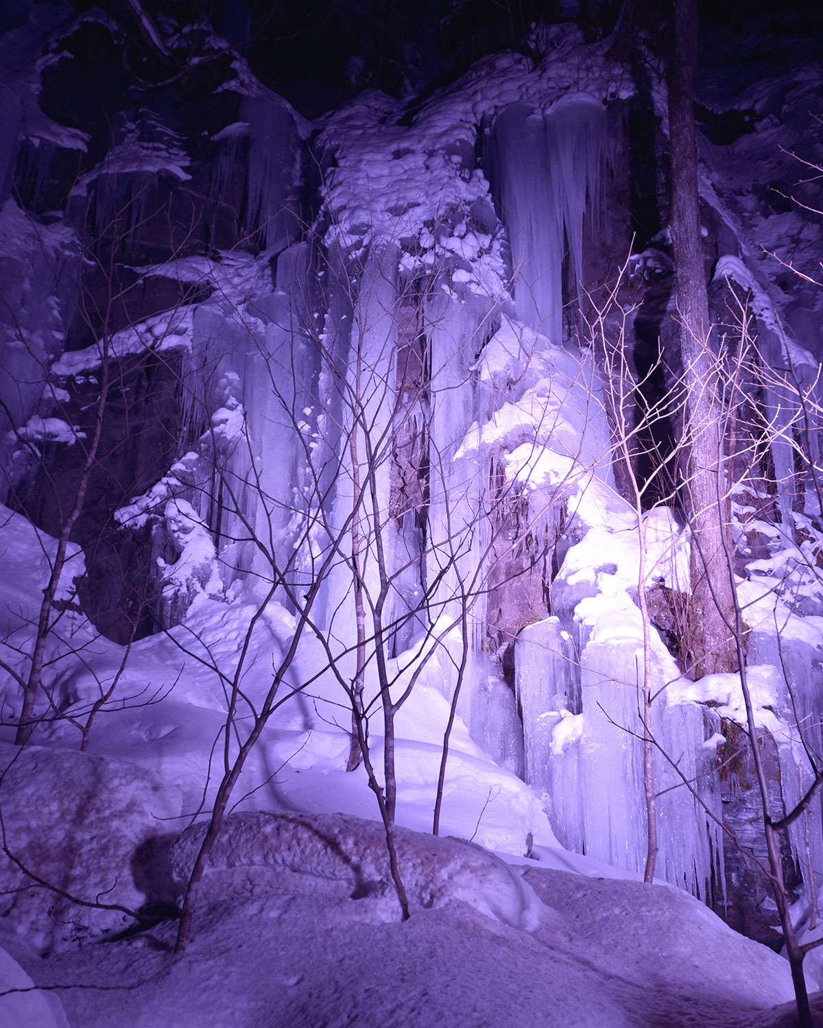 Icefall- Icicle of Frozen Waterfall